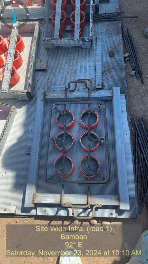 site wide infra. (road 1)