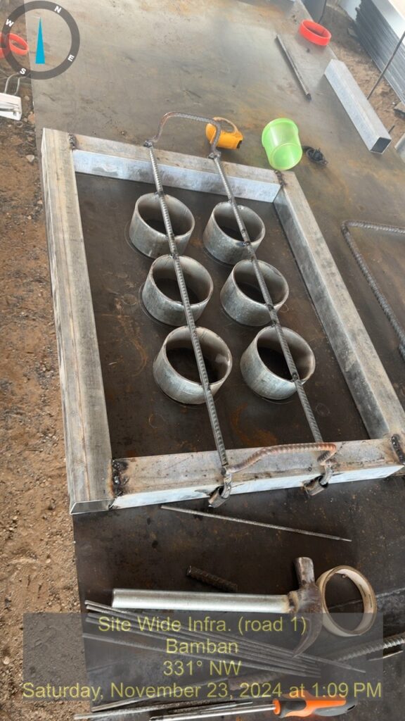 site wide infra. (road 1)