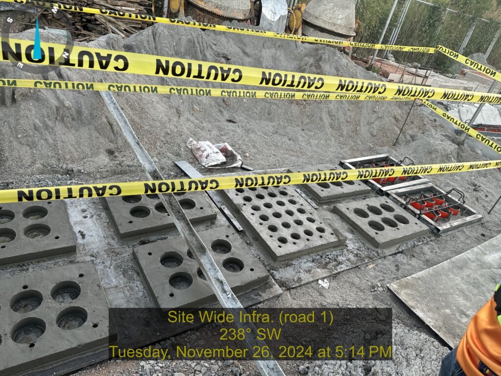 site wide infra. (road 1)