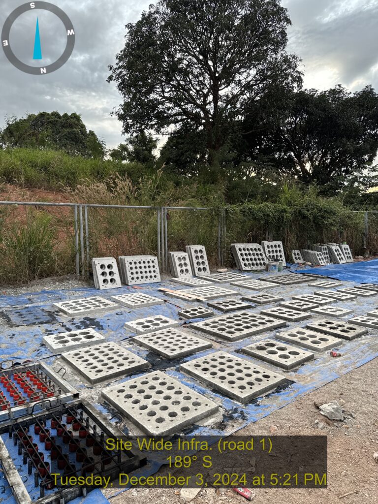 site wide infra. (road 1)