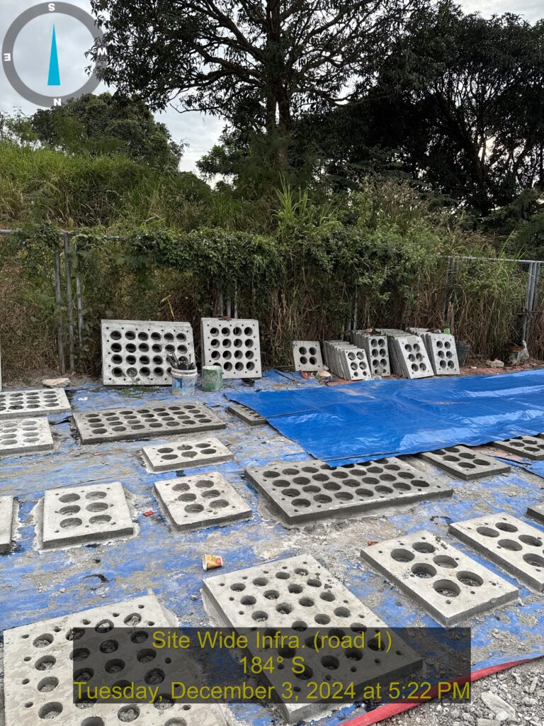 site wide infra. (road 1)