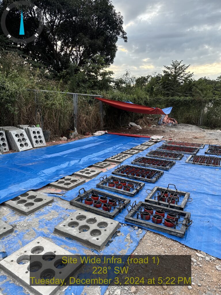 site wide infra. (road 1)