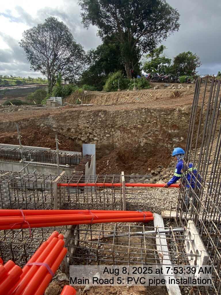 main road 5: pvc pipe installation