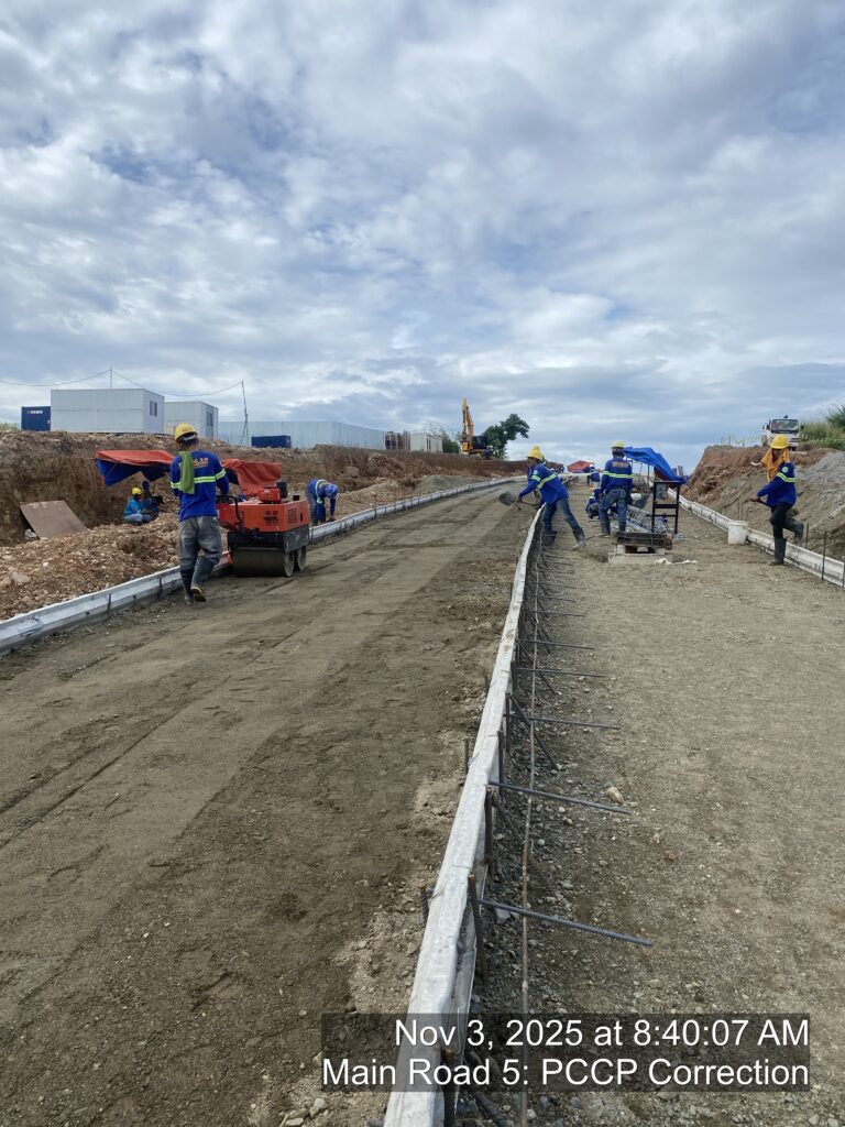 PCCP (Portland Cement Concrete Pavement) main road 5: pccp correction