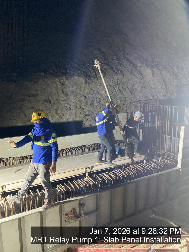 mr1 relay pump 1: slab panel installation